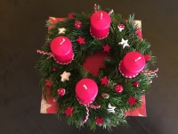 Adventskranzbinden